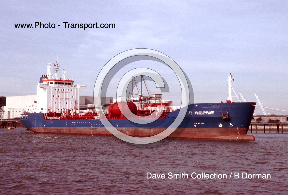 FS PHILIPPINE Oil Chemical Tanker Photo Transport   PS 11821.21.FS Philippine 2 Thames Oct 2008 Kodak Scan 1 